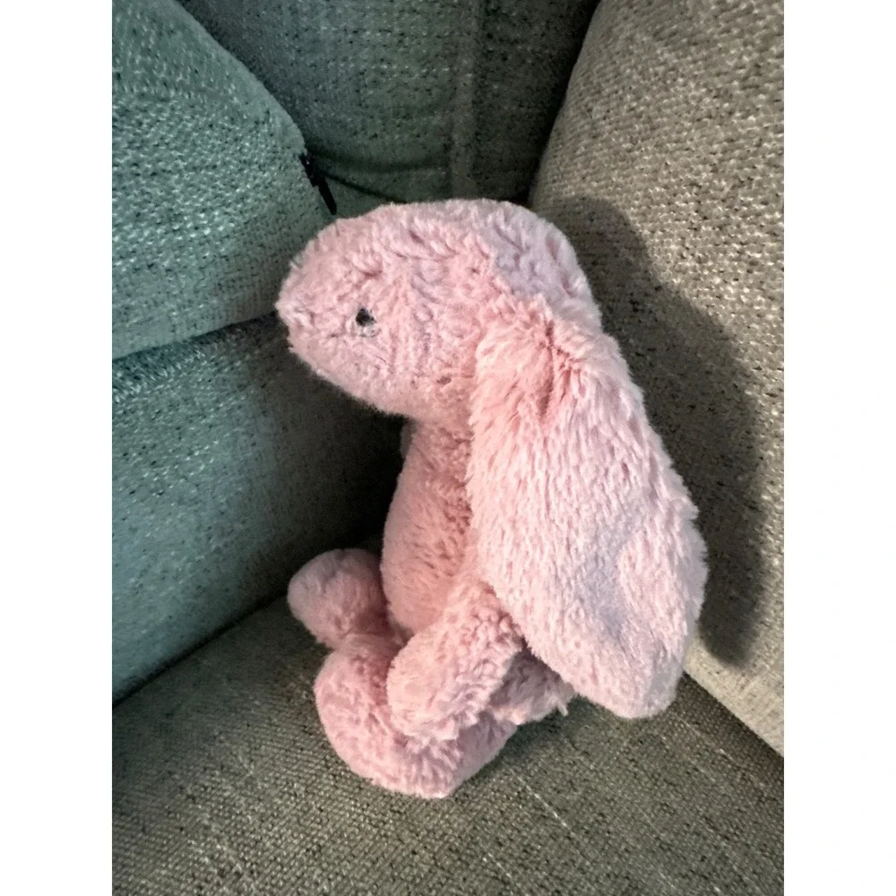 Jellycat‎ London Pink Rose tulip Bashful Bunny Plush Stuffed Animal Rabbit